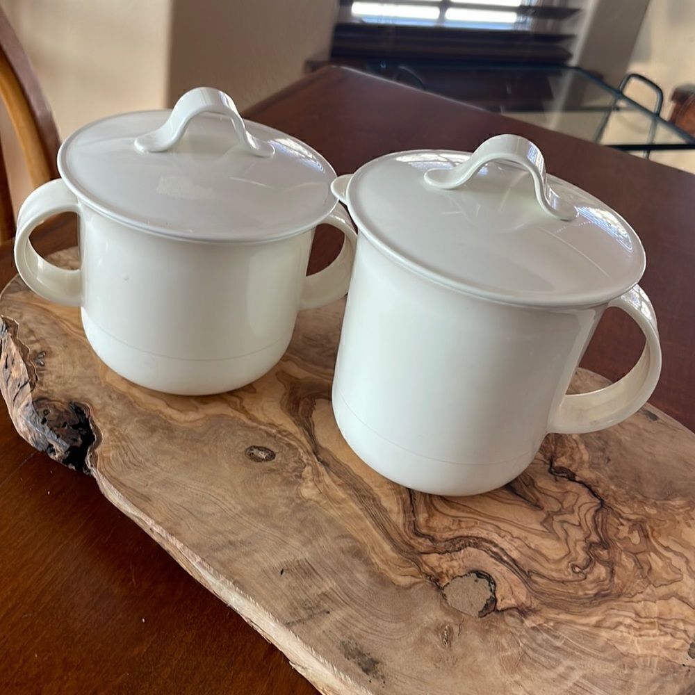 Vintage Tupperware Creamer & Sugar Set